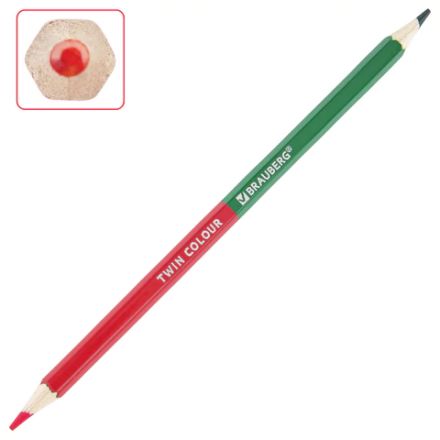 Карандаши цветные двусторонние BRAUBERG PREMIUM TWIN COLOUR, 24 шт., 48 цв., туба, шестигранные, грифель 3,3 мм, натуральное дерево, 181876 Карандаши цветные двусторонние BRAUBERG PREMIUM TWIN COLOUR, 24 шт., 48 цв., туба, шестигранные, грифель 3,3 мм, натуральное дерево, 181876
