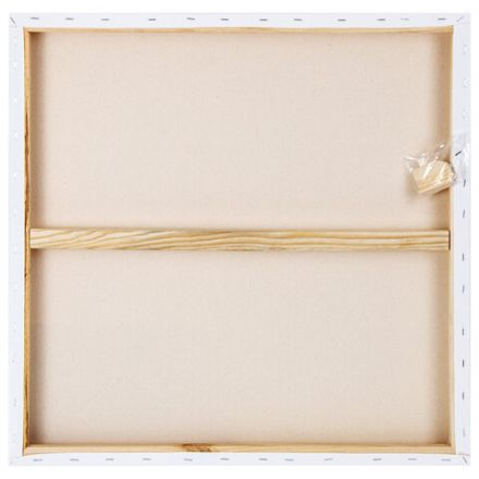 Холст 3D на подрамнике BRAUBERG ART CLASSIC 60х60 см, 440 г/м2, грунт, 100% хлопок мелкое зерно, 191666