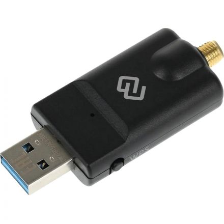 Сетевой адаптер Wi-Fi Digma DWA-AC1300E USB 3.0 (ант.внеш.съем) 1ант