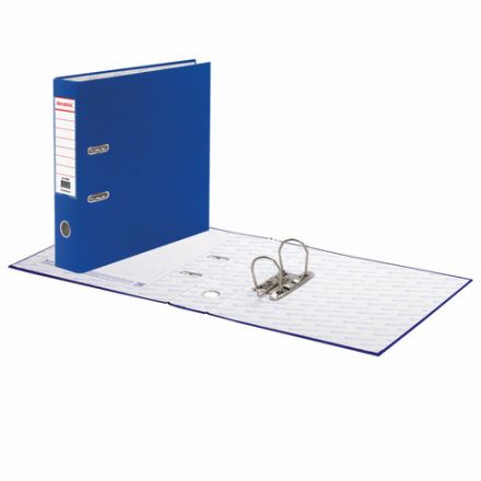Папка-регистратор BRAUBERG с покрытием из ПВХ, 70 мм, синяя (удвоенный срок службы), 220893 Папка-регистратор BRAUBERG с покрытием из ПВХ, 70 мм, синяя (удвоенный срок службы), 220893