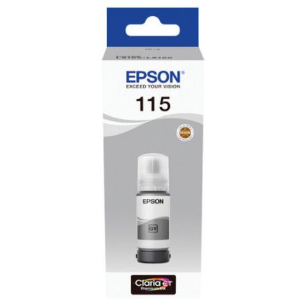 Чернила EPSON 115 (C13T07D54A) для СНПЧ L8160/L8180, серые, объем 70 мл, ОРИГИНАЛЬНЫЕ Чернила EPSON 115 (C13T07D54A) для СНПЧ L8160/L8180, серые, объем 70 мл, ОРИГИНАЛЬНЫЕ