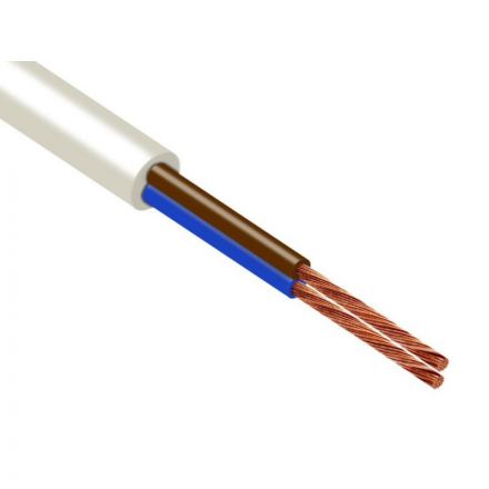 Провод ПВСнг(А)-LS 2х0,75 белый (100м/бухта) ПромЭл 13431210 Провод ПВСнг(А)-LS 2х0,75 белый (100м/бухта) ПромЭл 13431210