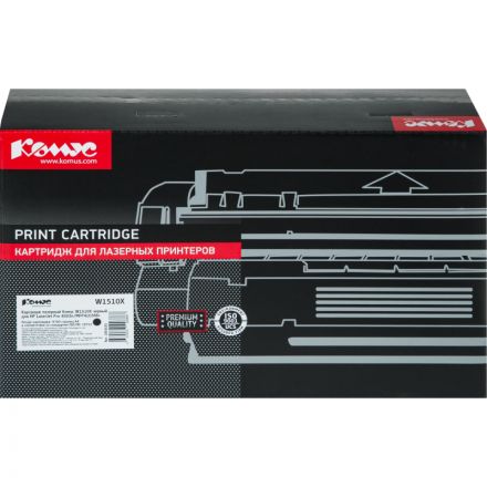 Картридж лазерный Комус W1510X чер. для HP LaserJet Pro 4003n/MFP4103fdn