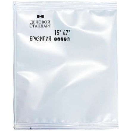 Кофе молотый в дрип-пакетах Деловой Стандарт Brazil, 10грx5шт/уп Кофе молотый в дрип-пакетах Деловой Стандарт Brazil, 10грx5шт/уп