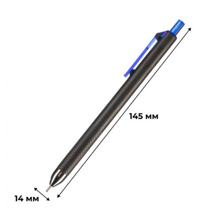 Ручка шариковая автомат. Unomax Boldtron RT,дш 1 мм,лин 0,7 мм,син Ручка шариковая автомат. Unomax Boldtron RT,дш 1 мм,лин 0,7 мм,син