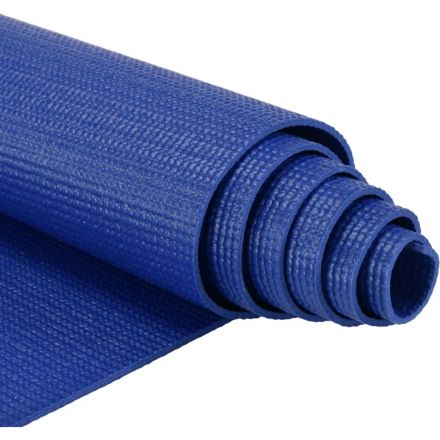 Коврик для фитнеса и йоги  173х61х0,3см, YM01-PVCYO-Blue