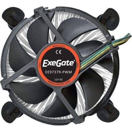 Кулер ExeGate EE97379-PWM, S775/1150/1151/1155/1156, 65W,92мм (EX283279RUS)
