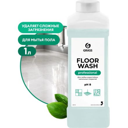 Профхим универсал д/пола и поверх нейтрал конц Grass/Floor Wash, 1л Профхим универсал д/пола и поверх нейтрал конц Grass/Floor Wash, 1л