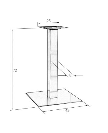 Подстолье обеденное DOBRIN EVAN Подстолье обеденное DOBRIN EVAN