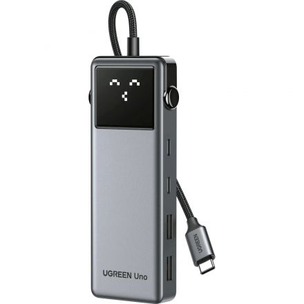 Разветвитель USB Ugreen CM889 (75177) USB-C Hub, 3USBA/USBC/HDMI PD сер косм Разветвитель USB Ugreen CM889 (75177) USB-C Hub, 3USBA/USBC/HDMI PD сер косм