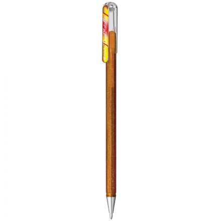 Ручка гелевая Pentel Hybrid Dual Metallic 1мм хамел зол+крас&зол K110-DMXX