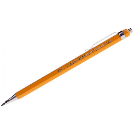 Карандаш цанговый Koh-I-Noor "Versatil" 2мм, желтый корпус, металл. клип Карандаш цанговый Koh-I-Noor "Versatil" 2мм, желтый корпус, металл. клип