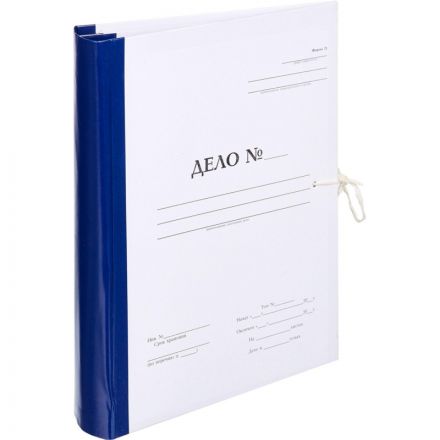 Папка архивная на завязках с гребешками А4  Дело  Форма 21, 70мм Папка архивная на завязках с гребешками А4  Дело  Форма 21, 70мм