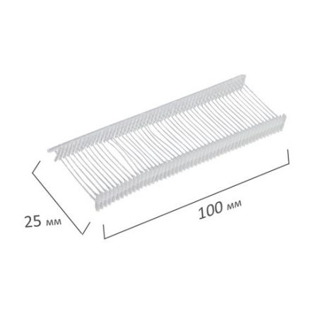 Соединители-биркодержатели пластиковые для игловых пистолетов, стандартная игла, 25 мм, 5000 шт., BRAUBERG, 291041 Соединители-биркодержатели пластиковые для игловых пистолетов, стандартная игла, 25 мм, 5000 шт., BRAUBERG, 291041