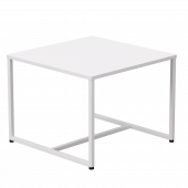 Стол журнальный Everprof EVO 604х604х460 Белый/Белый Стол журнальный Everprof EVO 604х604х460 Белый/Белый
