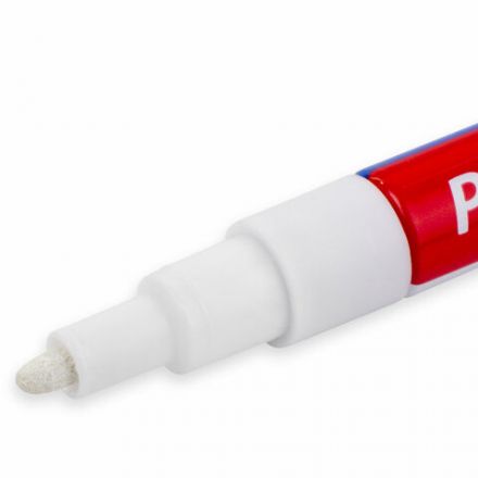 Маркер-краска лаковый EXTRA (paint marker) 2 мм, БЕЛЫЙ, УСИЛЕННАЯ НИТРО-ОСНОВА, BRAUBERG, 151967 Маркер-краска лаковый EXTRA (paint marker) 2 мм, БЕЛЫЙ, УСИЛЕННАЯ НИТРО-ОСНОВА, BRAUBERG, 151967