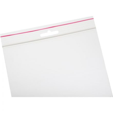 Пакет с замком (Zip Lock) с европодвесом 15 х 22 см, 60 мкм, 100 шт/уп Пакет с замком (Zip Lock) с европодвесом 15 х 22 см, 60 мкм, 100 шт/уп