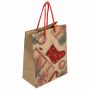 Пакет подарочный (1 штука) новогодний 18x10x23 см, ЗОЛОТАЯ СКАЗКА "Christmas Kraft", глиттер, 608235 Пакет подарочный (1 штука) новогодний 18x10x23 см, ЗОЛОТАЯ СКАЗКА "Christmas Kraft", глиттер, 608235