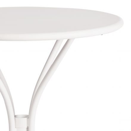 Стол Secret De Maison Villa стальной сплав, D59х70см, butter white Стол Secret De Maison Villa стальной сплав, D59х70см, butter white