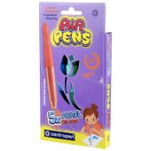 Фломастеры воздушные Centropen "AirPens Pastel", 05цв.+1 трафарет, картон. упаковка, европодвес Фломастеры воздушные Centropen "AirPens Pastel", 05цв.+1 трафарет, картон. упаковка, европодвес