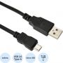 Кабель USB 2.0 - Micro USB, М/М, 1.8 м, Rexant, чер, 18-1164-2