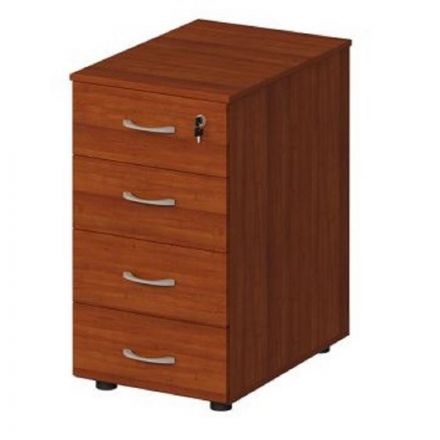 Тумба ST_Комфорт приставная 4 ящика орех французский К.302 ОФ Тумба ST_Комфорт приставная 4 ящика орех французский К.302 ОФ