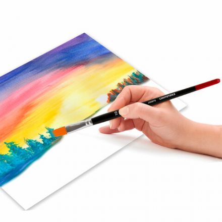 Кисть BRAUBERG синтетика, плоская, №10, 200870 Кисть BRAUBERG синтетика, плоская, №10, 200870