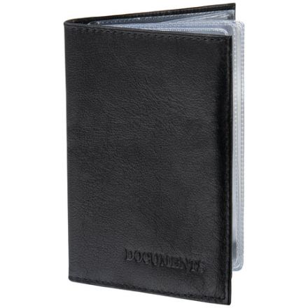Обложка для автодокументов натуральная кожа галант, "DOCUMENTS", черная, BRAUBERG, 237208 Обложка для автодокументов натуральная кожа галант, "DOCUMENTS", черная, BRAUBERG, 237208