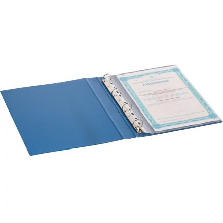 Папка на 4-х кольцах Bantex 35 мм синяя до 250 листов