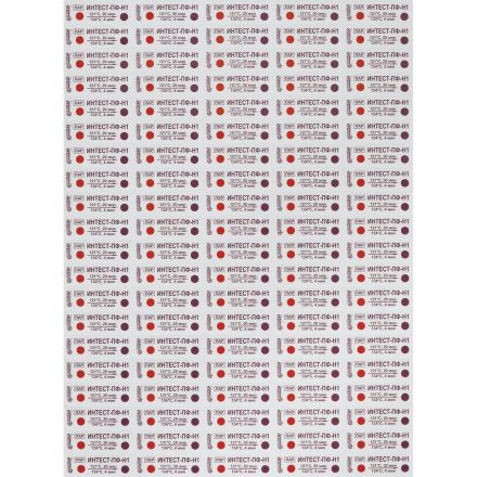 Индикатор стерилизации ПАР ИнТЕСТ-ПФ1 121/20, 134/4, 500 шт.,  б/ж