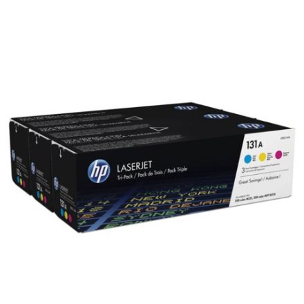 Картридж лазерный HP (U0SL1AM) LJ Pro200 colorM276/M251, №131A, оригинальный, КОМПЛЕКТ 3 цвета по 1800 страниц Картридж лазерный HP (U0SL1AM) LJ Pro200 colorM276/M251, №131A, оригинальный, КОМПЛЕКТ 3 цвета по 1800 страниц