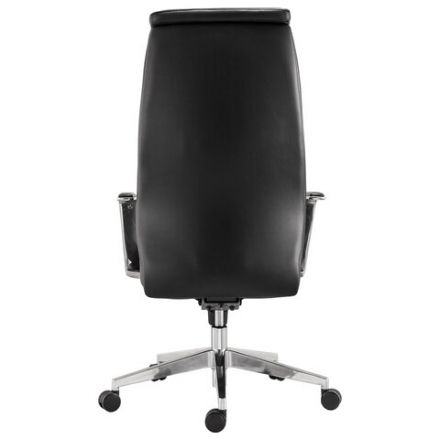 Кресло офисное BRABIX PREMIUM "Jazz EX-757", синхромеханизм, алюминий, экокожа, черное, 532489