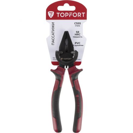 Пассатижи 180мм/7 Topfort Basic