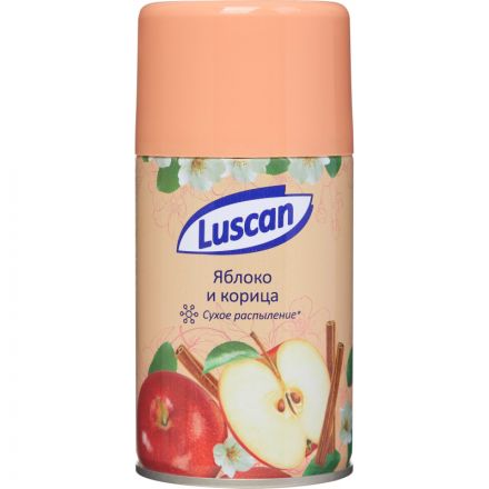 Баллон сменный для автоосвежителя Luscan 250мл Яблоко и корица сухое распыл Баллон сменный для автоосвежителя Luscan 250мл Яблоко и корица сухое распыл