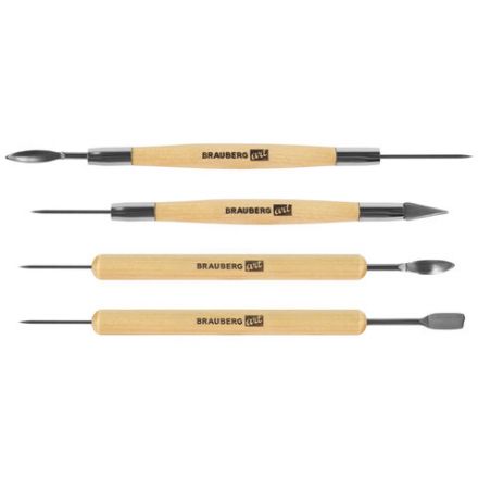 Набор инструментов для лепки и моделирования 42 шт. в подарочной коробке, BRAUBERG ART CLASSIC, 271175