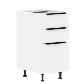 Шкаф напольный с ящиками MOB 4082.2P Белая эмаль/Белый 400х560х820 IBIZA