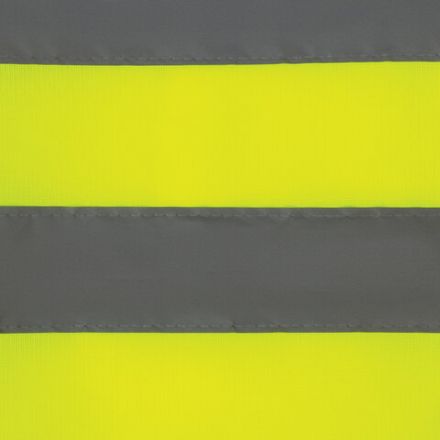 Жилет сигнальный, 2 светоотражающие полосы, ЛИМОННЫЙ, XXL (56-58), ГРАНДМАСТЕР, 610841