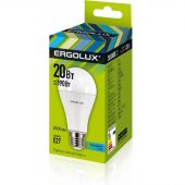 Лампа светодиодная Ergolux LED-A65-20W-E27-4K,ЛОН
