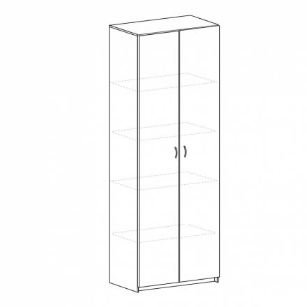 Шкаф SP Бюджет   закр. 2554 (651,880) груша 1810 956214