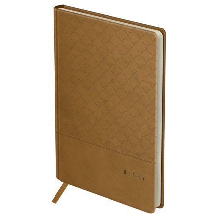 Ежедневник недатированный, А5, 136л., твердый переплет, кожзам, BG "Pattern. Beige", бежевый Ежедневник недатированный, А5, 136л., твердый переплет, кожзам, BG "Pattern. Beige", бежевый