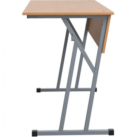 Парта MET_Комус Стол ученический 2-местный 6р.г. бук/серый