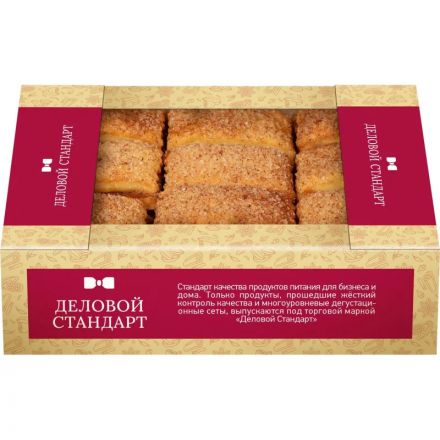 Печенье сдобное Деловой Стандарт с яблоком и корицей, 500г