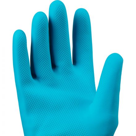 Перчатки защитные латекс/неопрен КЩС SCAFFA Спектр Cem L/N70 цв.желт/син р9