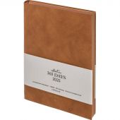 Ежедневник датированный 2025 IF 14х20см 176л. мягк 365days I1617/dark-brown