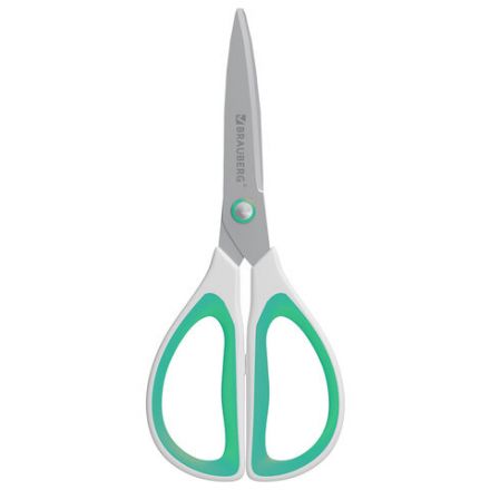Ножницы BRAUBERG "STYLE", 205 мм, прорезиненные симметричные ручки, ассорти, 274315 Ножницы BRAUBERG "STYLE", 205 мм, прорезиненные симметричные ручки, ассорти, 274315