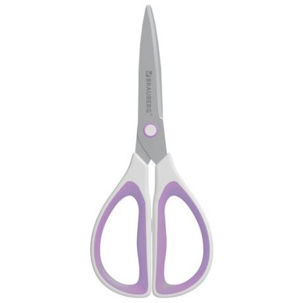Ножницы BRAUBERG "STYLE", 205 мм, прорезиненные симметричные ручки, ассорти, 274315 Ножницы BRAUBERG "STYLE", 205 мм, прорезиненные симметричные ручки, ассорти, 274315