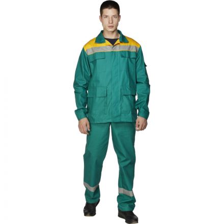 Костюм рабочий летний л05-КБР зелен (р.44-46) 170-176