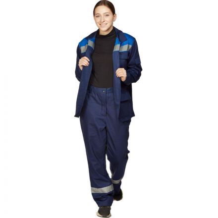 Костюм рабочий летний л05-КБР жен син/вас (р.60-62) 170-176