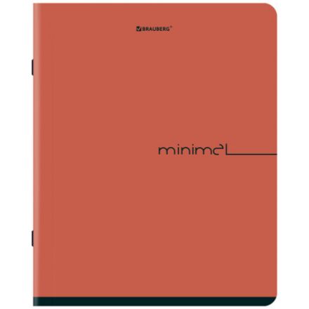 Тетрадь А5, 48 л., BRAUBERG, скоба, клетка, SoftTouch, "Минимал_Цвет", (микс в спайке), 405329 Тетрадь А5, 48 л., BRAUBERG, скоба, клетка, SoftTouch, "Минимал_Цвет", (микс в спайке), 405329