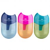 Точилка пластиковая Faber-Castell 1 отверстие, контейнер, ассорти (тренд цвета) Точилка пластиковая Faber-Castell 1 отверстие, контейнер, ассорти (тренд цвета)